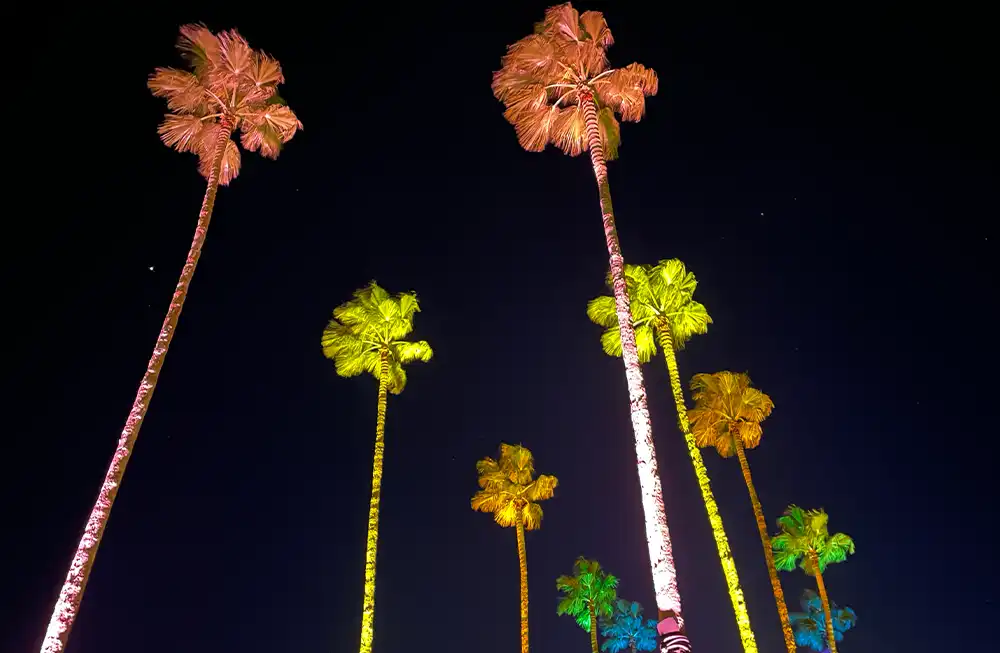 ヤ・シィ海辺のイルミネーション